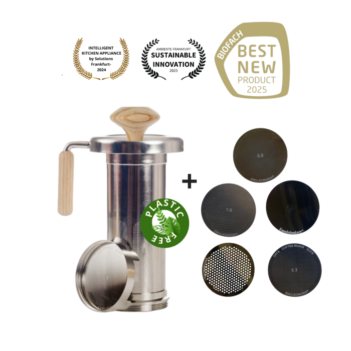 Emulsionizer Core with 5 colander discs