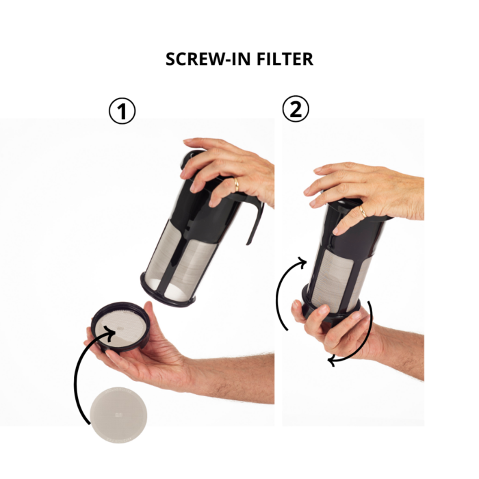 Screwin Filter instrucctions
