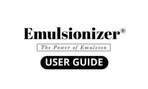 User manual, User manual, Emulsionizer