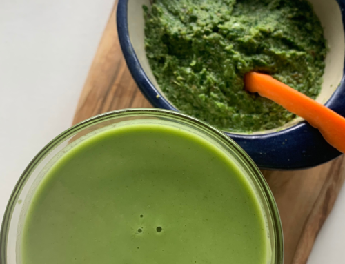 Green Gazpacho with Avocado Bone